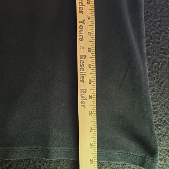 Chicos Womens Top Blue Size 2 Cotton Blend Stretch Pullover Short Sleeve - Picture 4 of 12